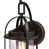Westinghouse Lighting 6339400 Grandview One-Light Outdoor Pendant, Oil Rubbed Bronze Finish with Highlights and Clear Seeded Glass , Oil-rubbed Bronze(Black)