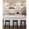 Westinghouse Lighting 6346500 Wanda One-Light Indoor Mini Pendant with Turn Knob, Oil Rubbed Bronze Finish with Frosted Opal Glass(Frosted Opal)