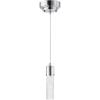 Westinghouse 6307900 Cava One-Light LED Indoor Mini-Pendant, Chrome Finish with Bubble Glass(Mini-Pendant)