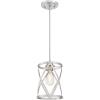 Westinghouse 6362300 Isadora One-Light Mini, Brushed Nickel Finish Indoor Pendant,(Brushed Nickel)