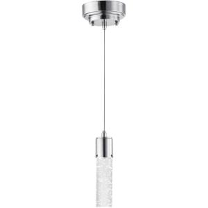 Westinghouse 6307900 Cava One-Light LED Indoor Mini-Pendant, Chrome Finish with Bubble Glass(Mini-Pendant)