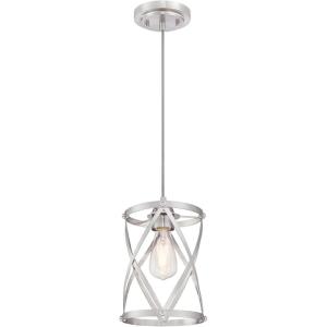 Westinghouse 6362300 Isadora One-Light Mini, Brushed Nickel Finish Indoor Pendant,(Brushed Nickel)