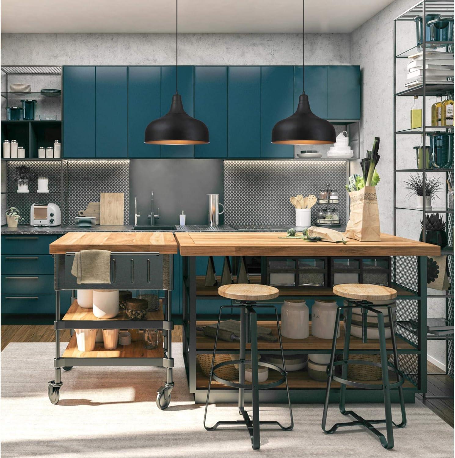 image:imageWestinghouse Lighting 6371700 Textured Iron Finish Morton OneLight Indoor Pendant Black one Size