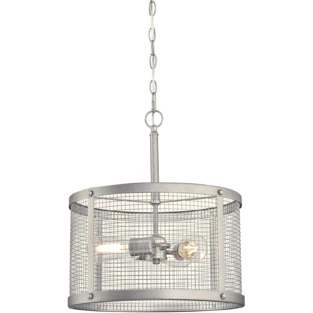 image:imageWestinghouse 6371200 Emmett ThreeLight Indoor Pendant Light Galvanized Steel Finish