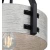 Westinghouse 6125800 Callowhill Craftsman-Style One Light Indoor Pendant, Matte Black and Antique Ash Finish