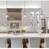 Westinghouse 6129900 Fiona Traditional One Light Indoor Pendant, Black-Bronze Finish with Highlights, Clear Seeded Glass
