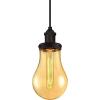 Westinghouse 6337000 One-Light Indoor Mini Pendant, Oil Rubbed Bronze Finish with Amber Teardrop Glass(Oil Rubbed Bronze with Amber Glass)