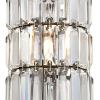 Westinghouse 6338400 Sophie One-Light Indoor Mini Pendant, Oil Rubbed Bronze Finish with Crystal Prism Glass, White(White)