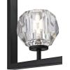 Westinghouse 6367400 Gun Metal Finish with Crystal Glass Zoa One-Light LED Indoor Pendant, Matte Brushed Gunmetal, one Size(Brushed Gun Metal)