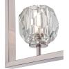 Westinghouse 6367400 Gun Metal Finish with Crystal Glass Zoa One-Light LED Indoor Pendant, Matte Brushed Gunmetal, one Size(Brushed Nickel)