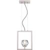 Westinghouse 6367400 Gun Metal Finish with Crystal Glass Zoa One-Light LED Indoor Pendant, Matte Brushed Gunmetal, one Size(Brushed Nickel)