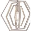 Westinghouse 6369800, Holly One-Light Indoor Pendant, 15-Inch, Metal, Brushed Nickel Finish(Brushed Nickel)