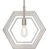 Westinghouse 6369800, Holly One-Light Indoor Pendant, 15-Inch, Metal, Brushed Nickel Finish(Brushed Nickel)