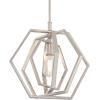 Westinghouse 6369800, Holly One-Light Indoor Pendant, 15-Inch, Metal, Brushed Nickel Finish(Brushed Nickel)