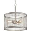 Westinghouse 6371200 Emmett Three-Light Indoor Pendant Light, Galvanized Steel Finish
