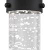 Westinghouse 6372300, Matte Black Finish with Bubble Glass Cava One-Light LED Indoor Mini Pendant, one size