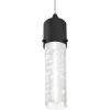 Westinghouse 6372300, Matte Black Finish with Bubble Glass Cava One-Light LED Indoor Mini Pendant, one size