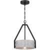 Westinghouse 6125800 Callowhill Craftsman-Style One Light Indoor Pendant, Matte Black and Antique Ash Finish
