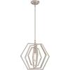Westinghouse 6369800, Holly One-Light Indoor Pendant, 15-Inch, Metal, Brushed Nickel Finish(Brushed Nickel)