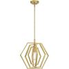 Westinghouse 6369800, Holly One-Light Indoor Pendant, 15-Inch, Metal, Brushed Nickel Finish(Champange Brass)