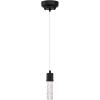 Westinghouse 6372300, Matte Black Finish with Bubble Glass Cava One-Light LED Indoor Mini Pendant, one size
