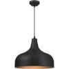 Westinghouse Lighting 6371700, Textured Iron Finish Morton One-Light Indoor Pendant, Black, one Size