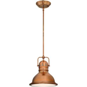 Westinghouse 63084A Boswell Pendant, Mini, Washed Copper