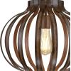 Westinghouse Lighting 6372700, Barnwood Finish Farah One-Light Indoor Pendant, Size, Oil Rubbed Bronze, one Size