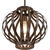 Westinghouse Lighting 6372700, Barnwood Finish Farah One-Light Indoor Pendant, Size, Oil Rubbed Bronze, one Size