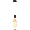 Westinghouse Lighting 6357200 One-Light Dimmable LED Indoor Mini Pendant, Oil Rubbed Bronze Finish with Oversized E38 Filament LED