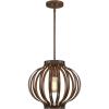 Westinghouse Lighting 6372700, Barnwood Finish Farah One-Light Indoor Pendant, Size, Oil Rubbed Bronze, one Size