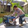 Westinghouse WGen3600 Portable Generator, 4650 Peak Watts & 3600 Rated Watts, RV Ready 30A Outlet, Wheel & Handle Kit, Gas Powered(4650 Watts – Gas Only – Wheel Kit)