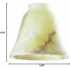 Westinghouse Lighting 81422 Corp 4-3/4-Inch Glass Shade, Brown