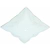 WESTINGHOUSE LIGHTING CORP 81800 12″ Ruffled SQ Diffuser, White