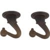 Westinghouse Lighting Corp 70454 2PK 1-1/2-Inch Swag Hook, Oil Rubbed Bronze(Bronze)