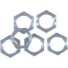 Westinghouse Lighting Corp 70622 Steel Hex Locknut, 6-Pack