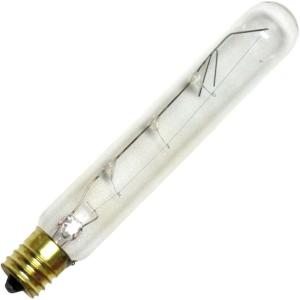 Westinghouse 40 watt 120 volt T6.5 Intermediate Screw (E17) Base Clear Tubular Incandescent Exit Light Bulb