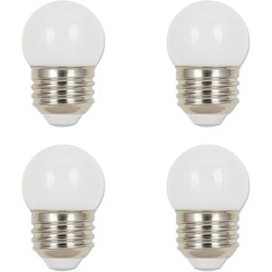Westinghouse 5511220 1 Watt (10 Watt Equivalent) S11 White LED Light Bulb, Medium Base, 4 Pack(White)