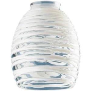 Westinghouse Lighting Corp Glass Shade, Clear with White Rope Design (81314)