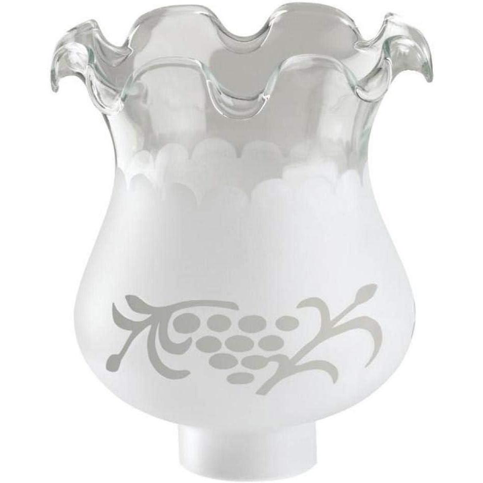 image:imageWestinghouse Lighting 81100 Corp 5Inch Etched Crimp Top Shade