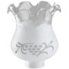 Westinghouse Lighting 81100 Corp 5-Inch Etched Crimp Top Shade