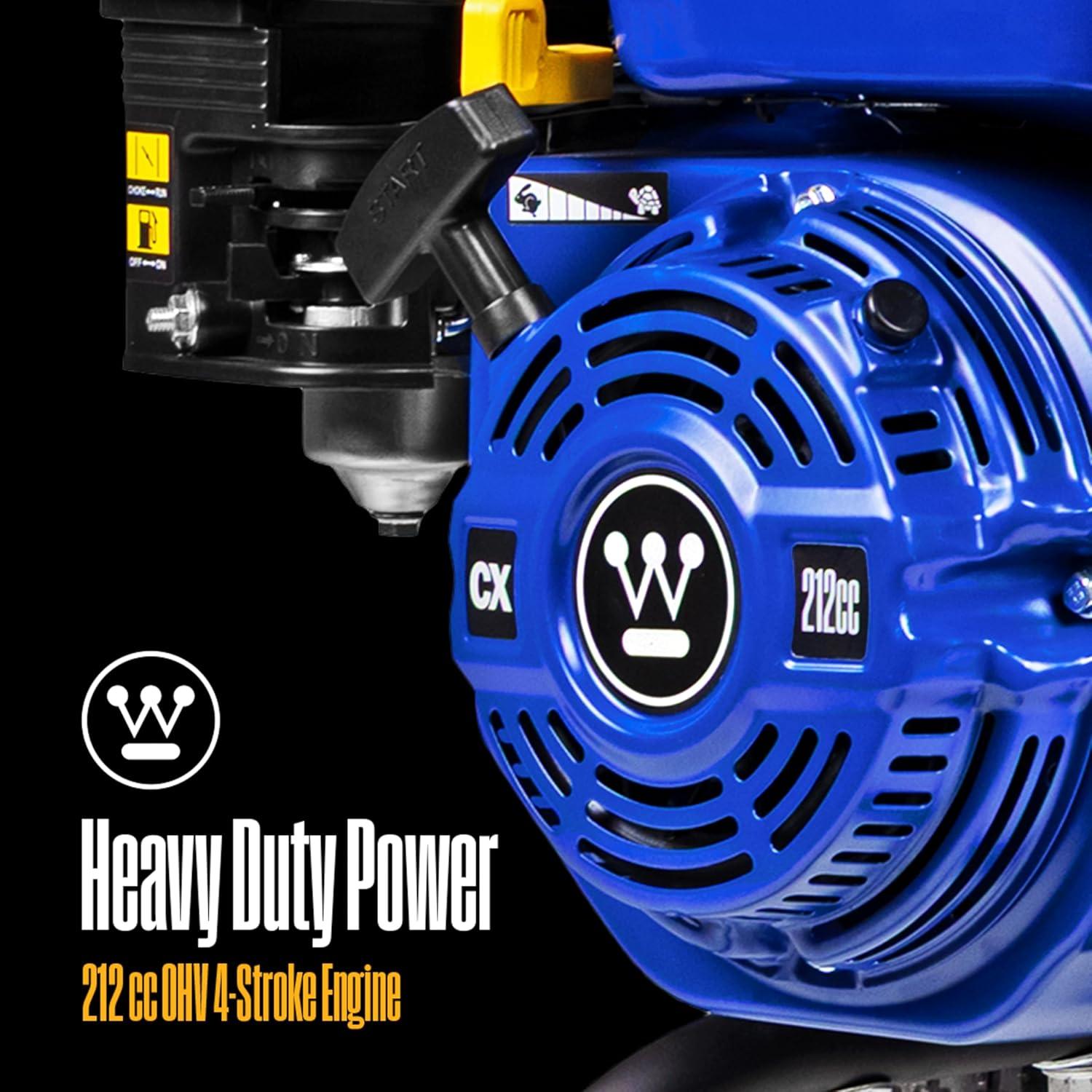 image:imageWestinghouse Heavy Duty Gas Powered 3Inch Wood Chipper Mulcher Shredder 3in1 with 246 Gallon Collection Bag for BranchesTwigsLeaves