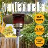 Westinghouse Outdoor Propane Patio Heater with Wheels, CSA Approved, 50,000 BTU, Auto Shut Off & Anti Tilt Switch, Home & Commercial Outdoor Use, Tower Patio Heater for Backyard, Restaurant, & More