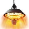 Westinghouse Outdoor Ceiling Patio Heater, Water Resistant, Hanging Infrared Pull String Heater for Patio Cover, Gazebo, Pergola, & More