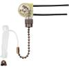 Westinghouse 7728700 Fan Light Switch with Antique Brass Pull Chain